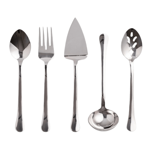 S.STEEL CUTLURY (POLISH) SET OF 5